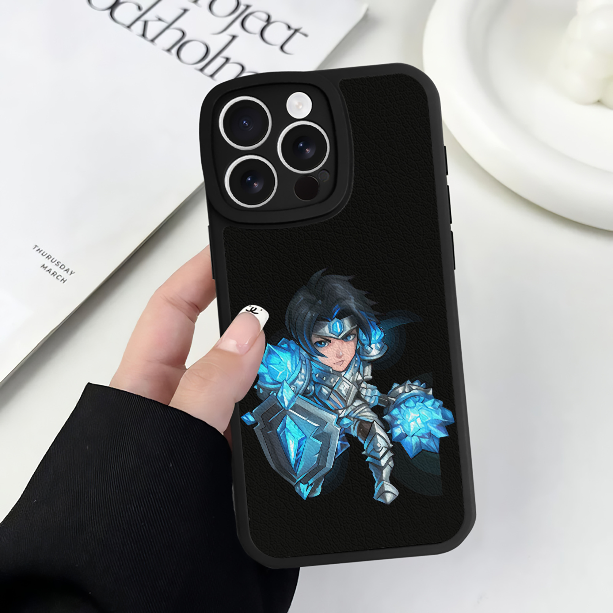 リーグ・オブ・レジェンド League of Legends LOL 【iPhone 16シリーズ対応】シリコンスマホケース（レザー調） 材質：シリコン